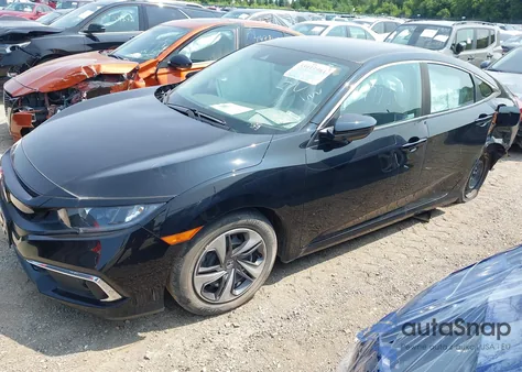 2020 Honda Civic Lx from USA, damaged, VIN 19XFC2F63LE025656